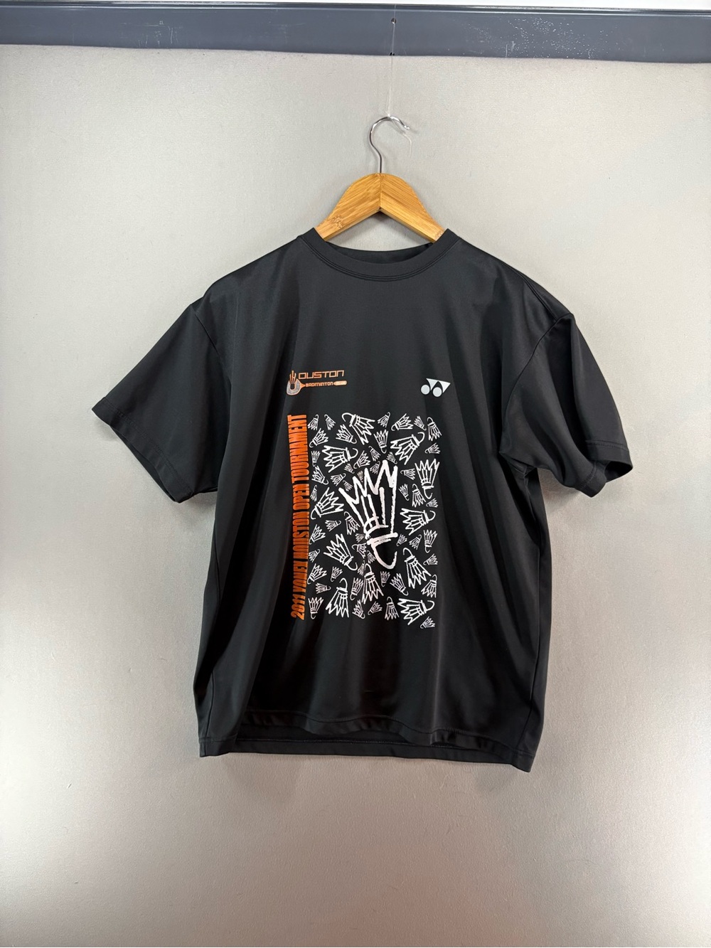 Yonex Houston Badminton Tournament 2011 Open Size Medium Black Logo